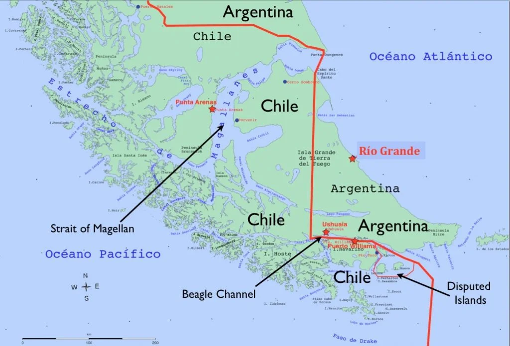 Beagle Channel Map
