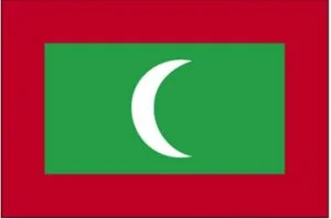 Flag of the Maldives