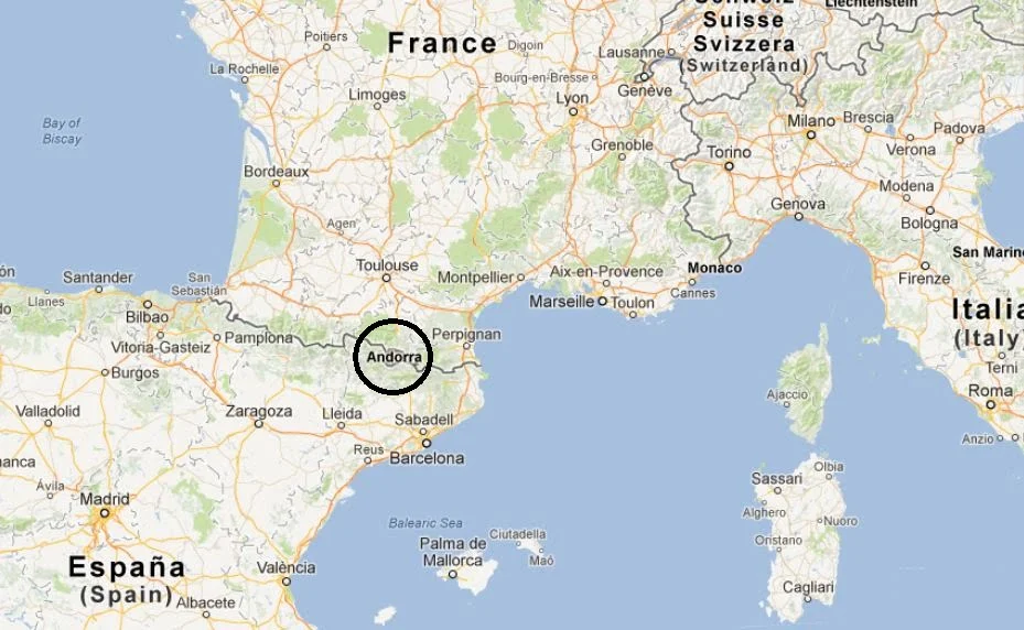 Andorra Map