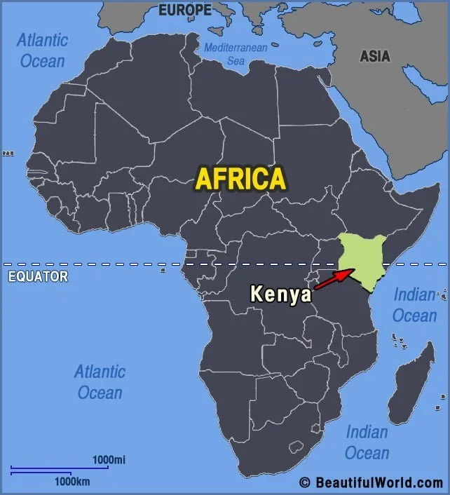 kenya-africa-map