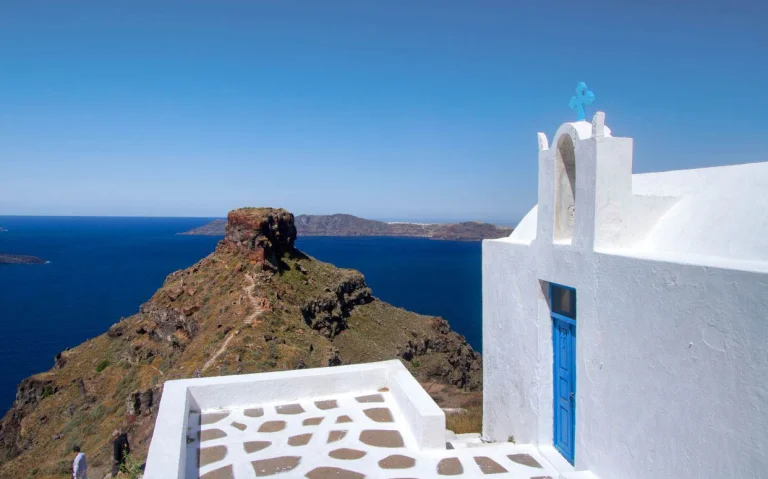 Skaros Rock in Santorini